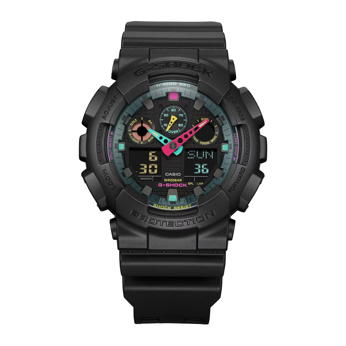 RELOJ G-SHOCK NEGRO GA-100MF-1A G-SK-165