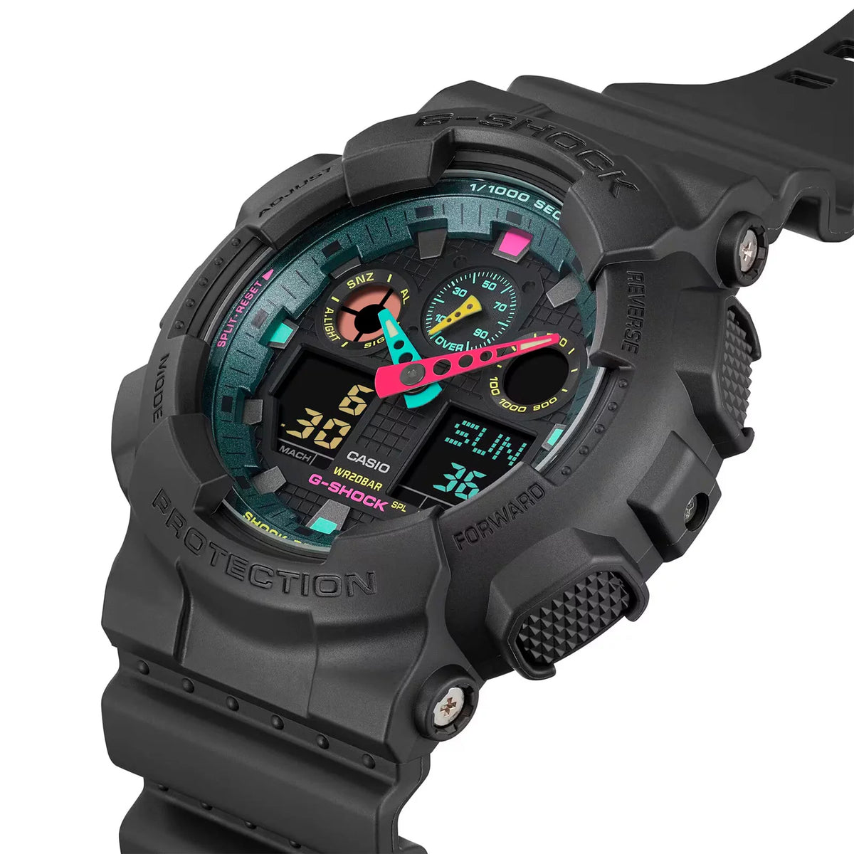 RELOJ G-SHOCK NEGRO GA-100MF-1A G-SK-165