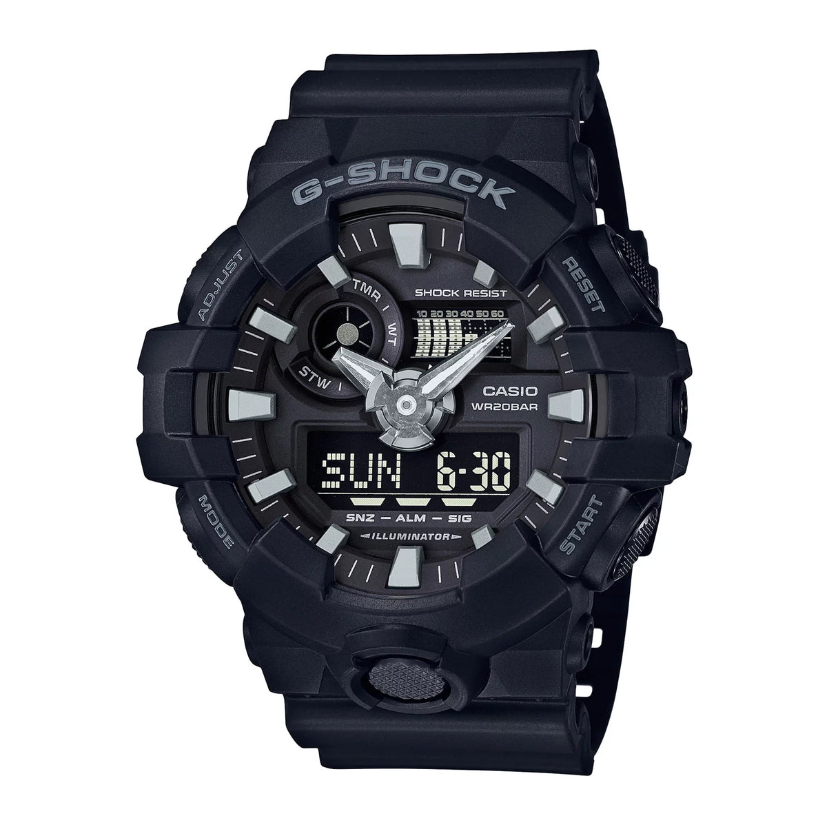 RELOJ G-SHOCK NEGRO GA-700-1B G-SK-36