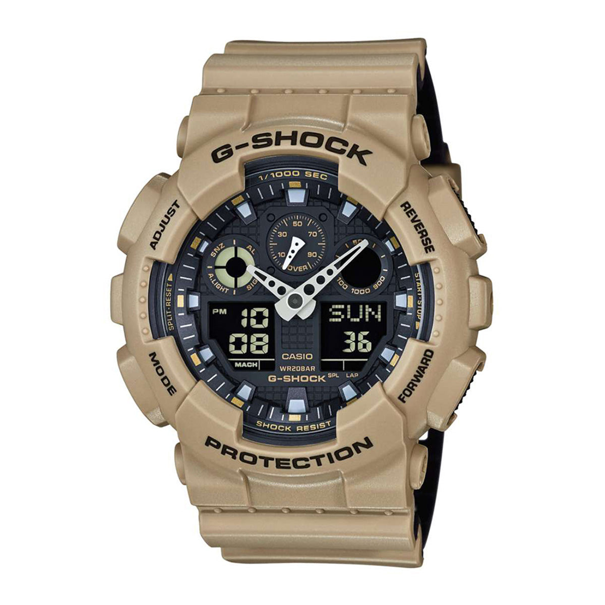 RELOJ G-SHOCK BEIGE GA100L-8A G-SK-53