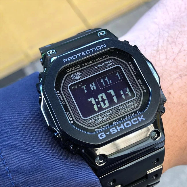 RELOJ G-SHOCK STEEL SOLAR BLACK G-S-85