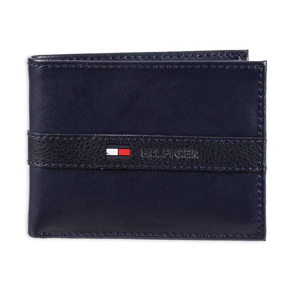 Billetera Tommy Hilfiger Premium TOM-11 Hombre Cuero Azul