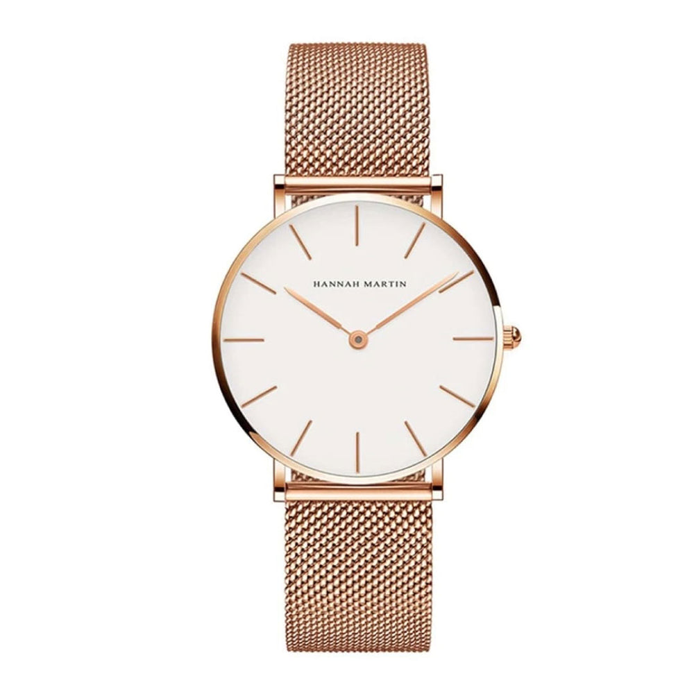 Reloj Hannah Martin HAN-M-3 Mujer Acero Oro Rosa