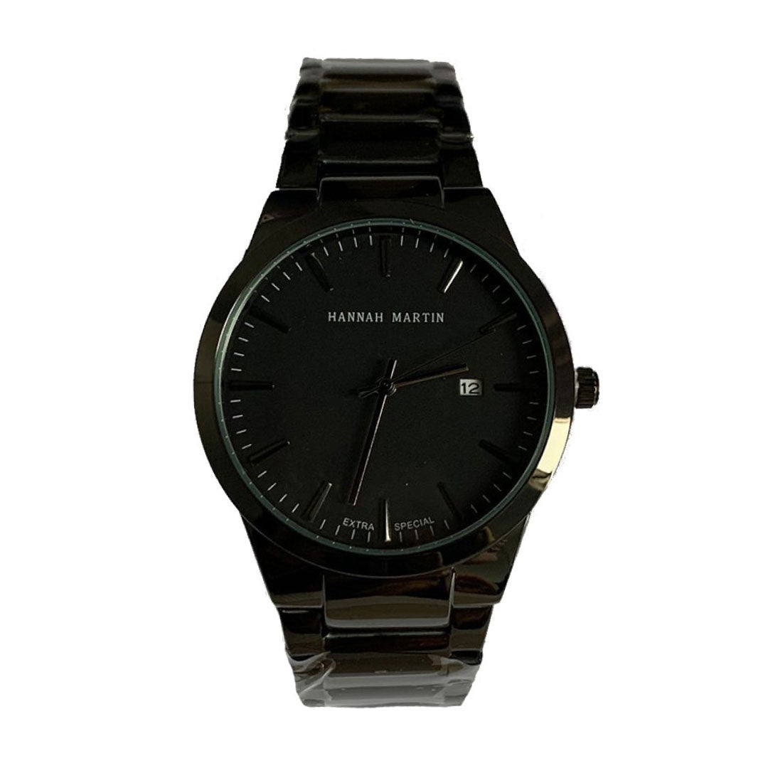 RELOJ HANNAH MARTIN NEGRO CLÁSICO HAN-19