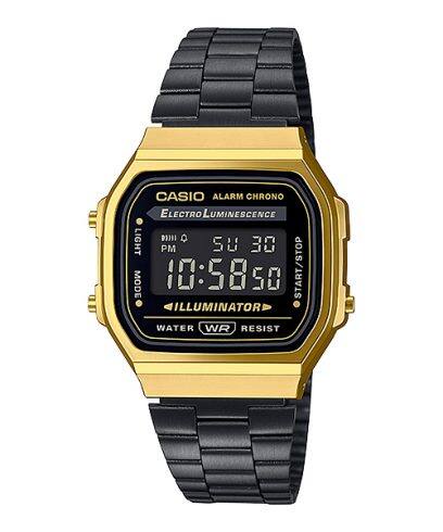 Reloj Casio A168WEGB-1B Mujer Acero Negro