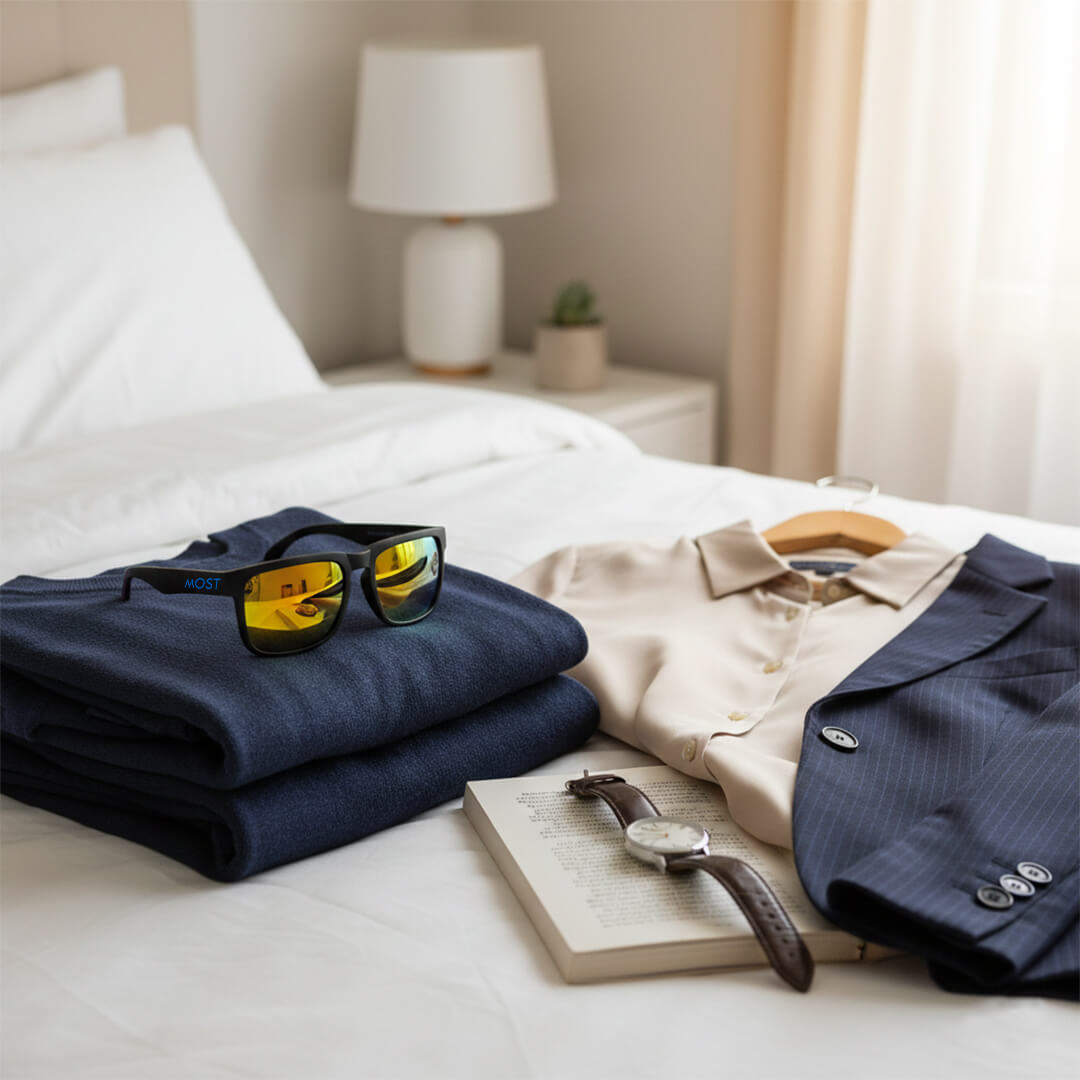 Lentes de Sol GAF-12 Hombre Deportivo Amarillo