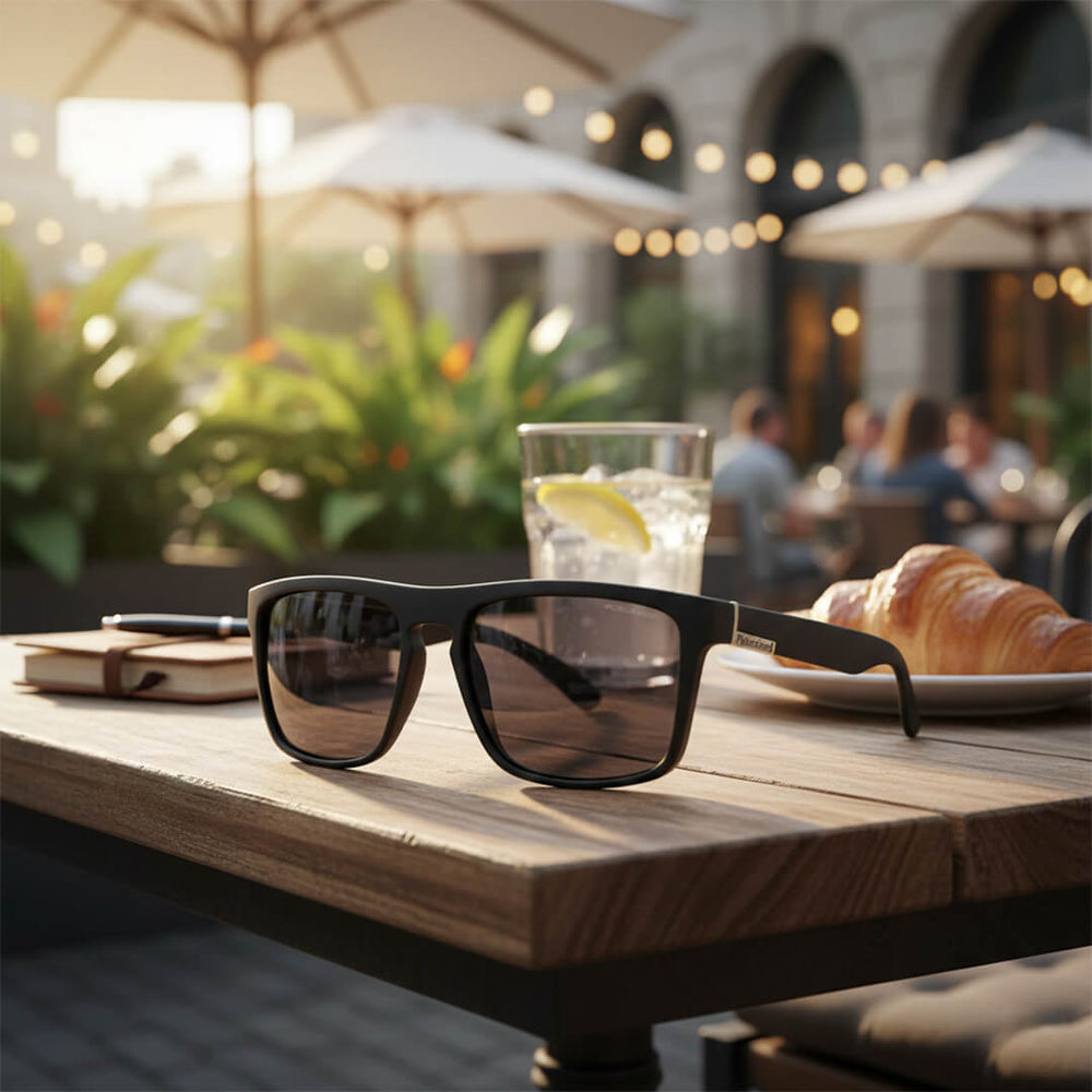 Lentes de Sol GAF-13 Hombre Deportivo Negro