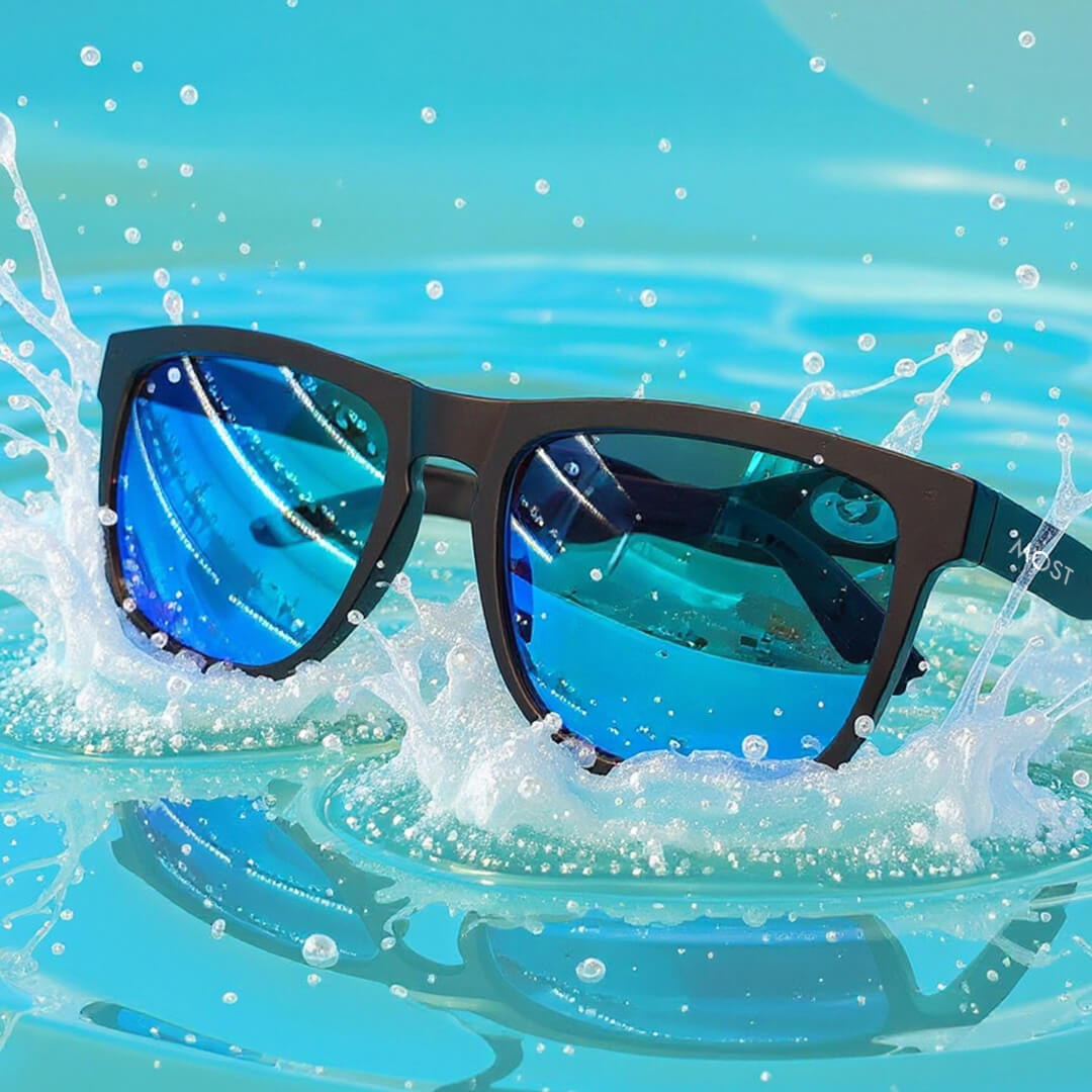 Lentes de Sol GAF-15 Hombre Deportivo Celeste