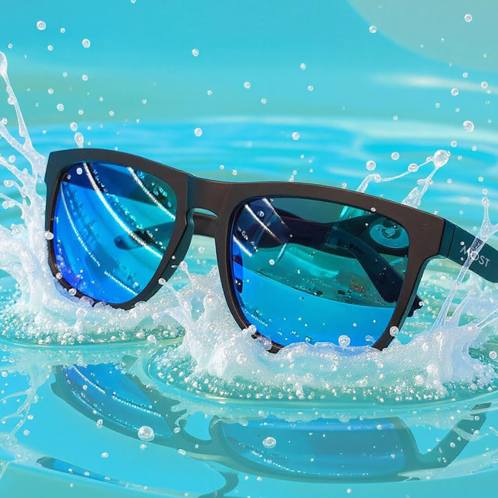 Lentes de Sol GAF-15 Hombre Deportivo Celeste