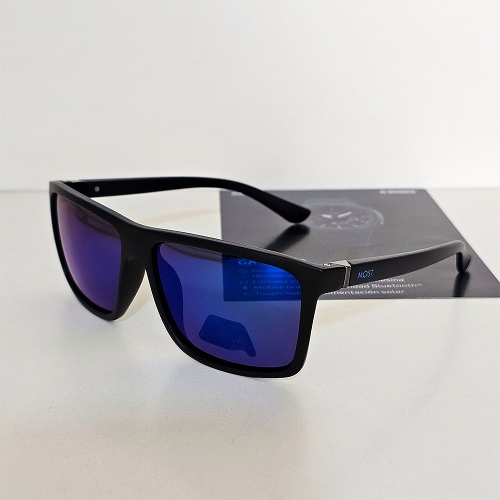 Lentes de Sol GAF-6 Hombre Deportivo Azul