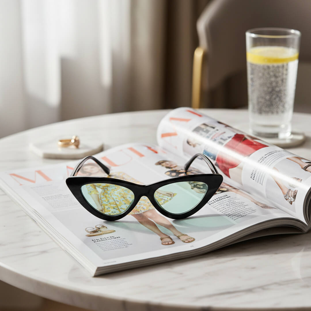 Lentes de sol GAF-M-8 Mujer Casual Negro