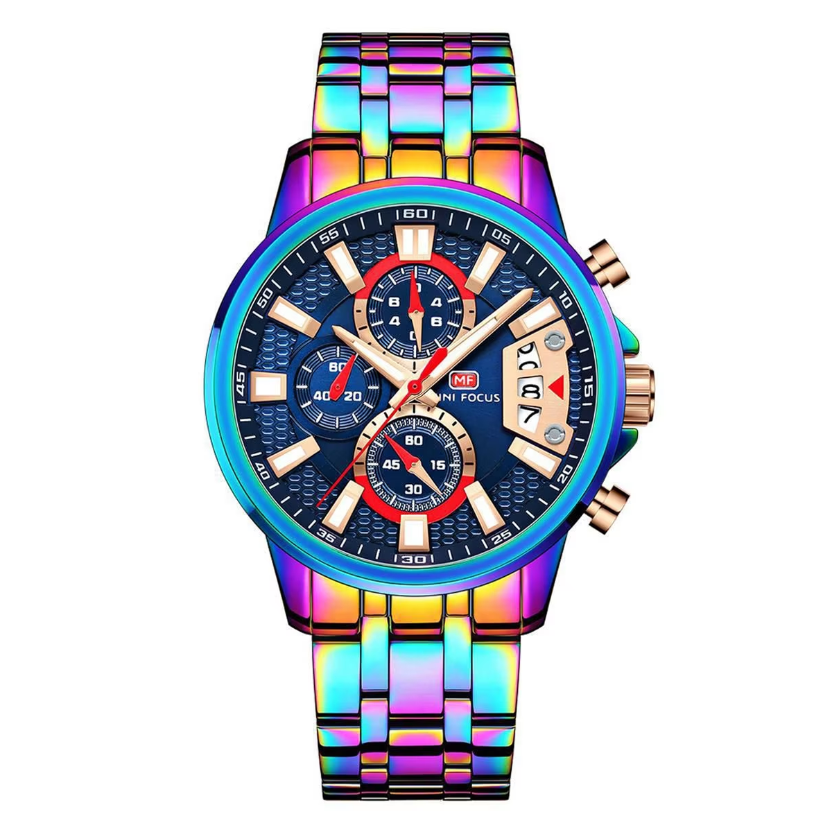 RELOJ MINIFOCUS ACERO MULTICOLOR MIN-23