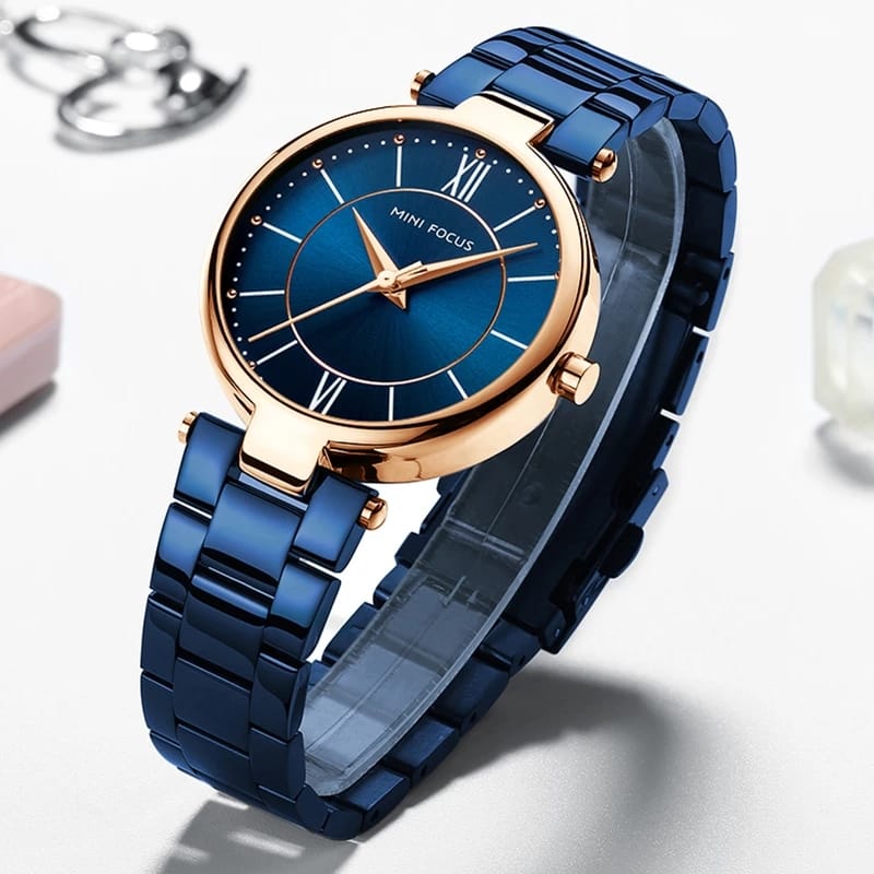 Reloj Minifocus Mujer Acero Azul | MIN-M-9