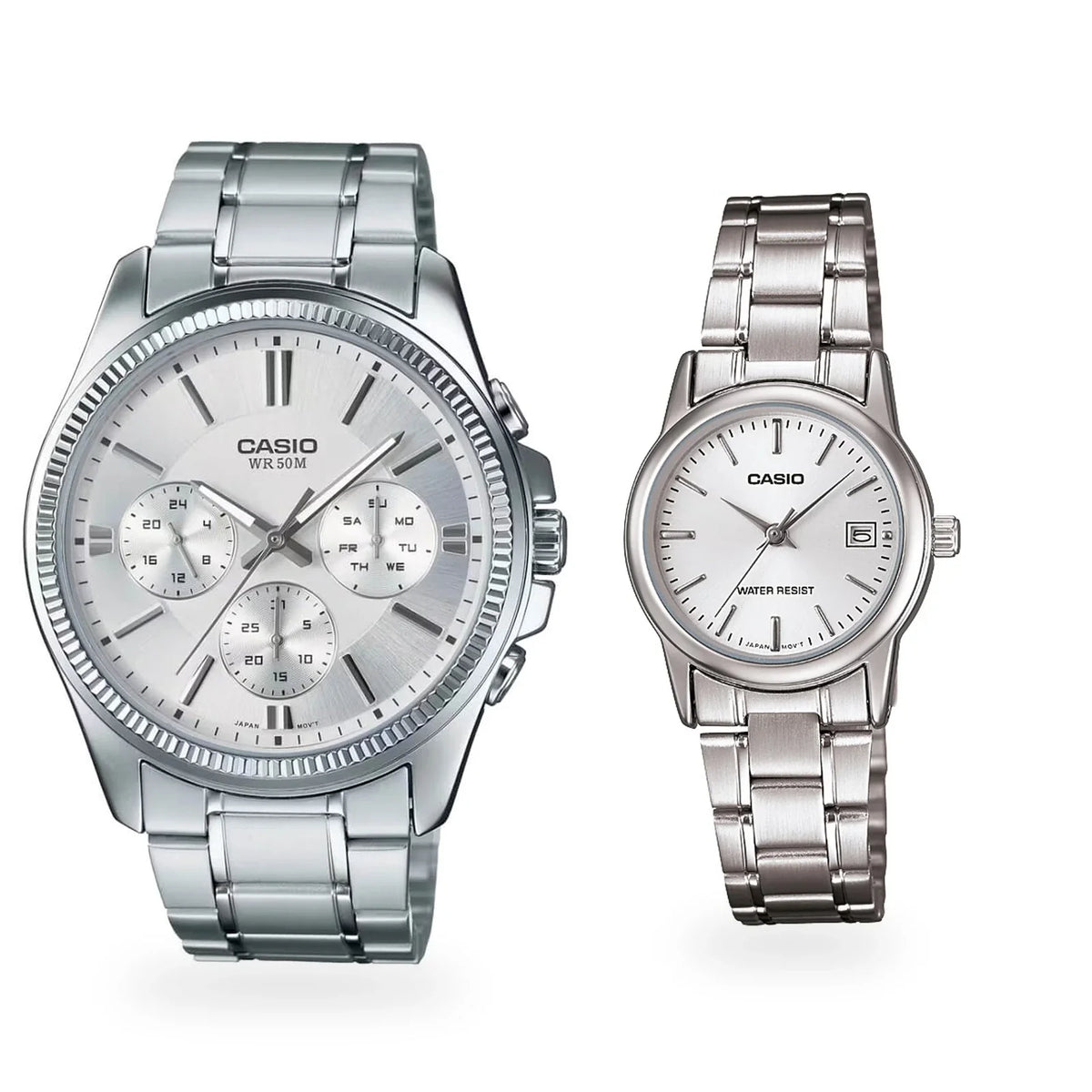 Relojes para pareja PAR-107, dos modelos originales juntos