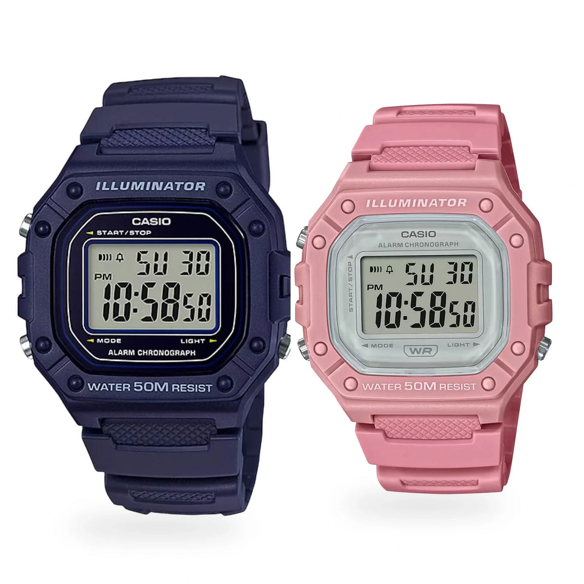 Relojes para pareja PAR-12, dos modelos originales juntos