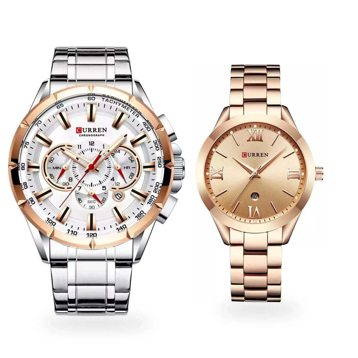 Relojes para pareja PAR-34, dos modelos originales juntos