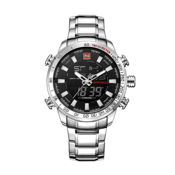 RELOJ NAVIFORCE ACERO PLATEADO NAV-12