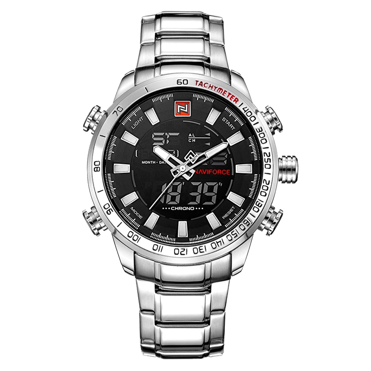 RELOJ NAVIFORCE ACERO PLATEADO NAV-12