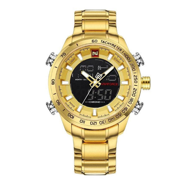 RELOJ NAVIFORCE ACERO DORADO NAV-13