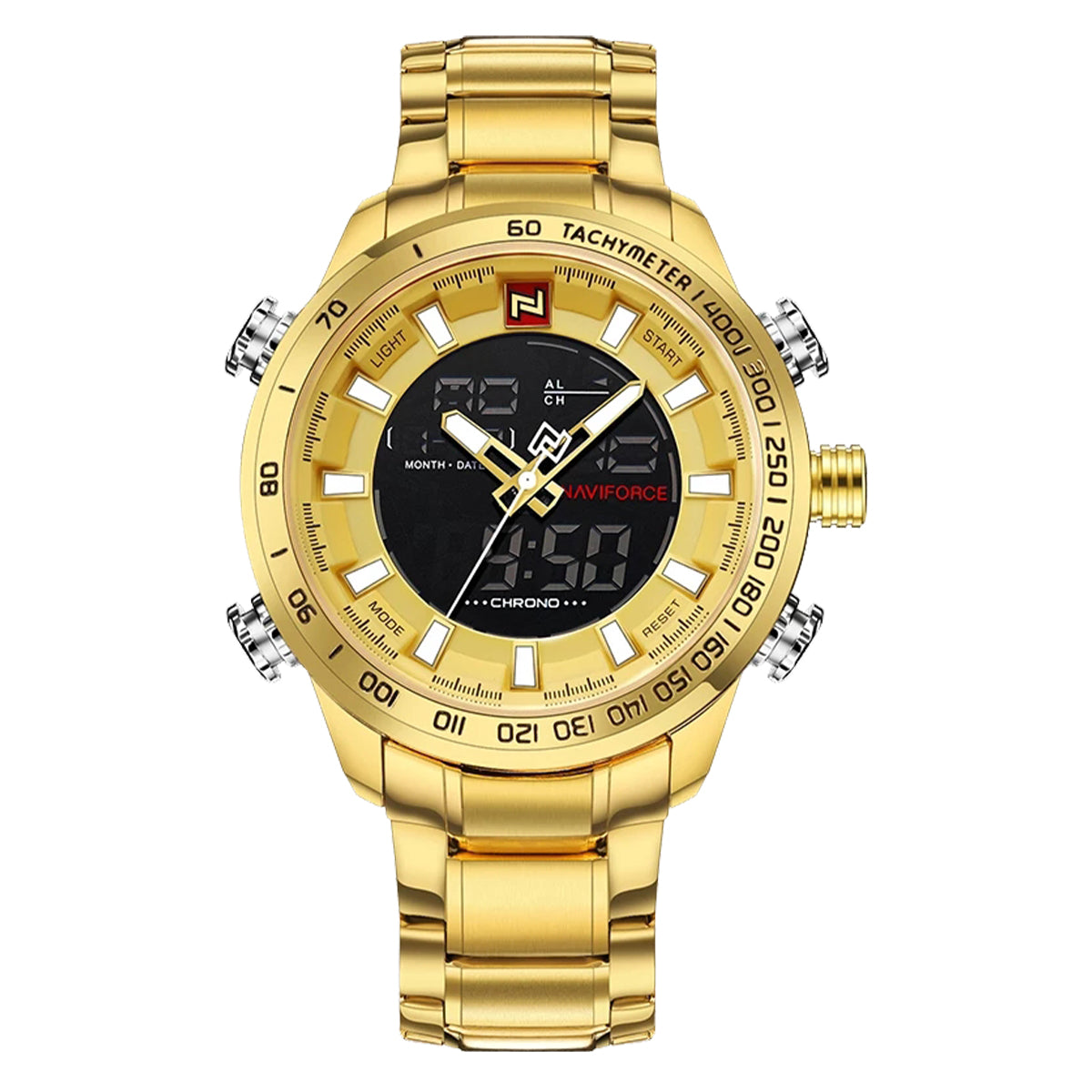 Reloj Naviforce Hombre Acero Dorado | NAV-13