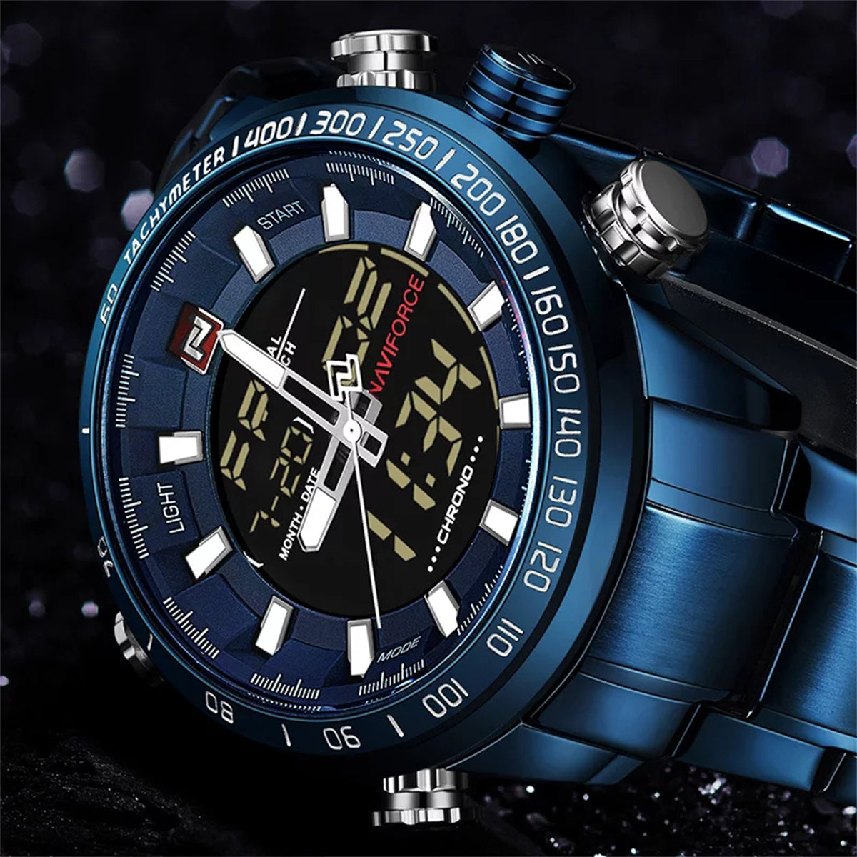 RELOJ NAVIFORCE ACERO AZUL NAV-14