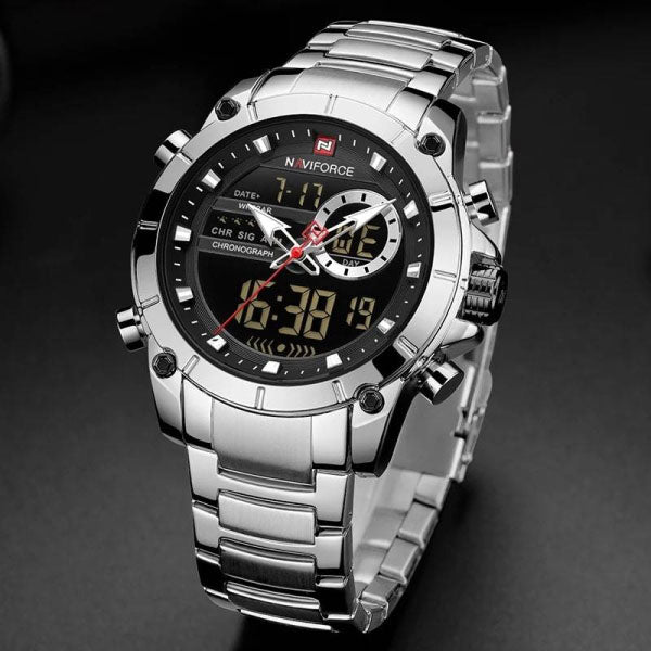 RELOJ NAVIFORCE ACERO PLATEADO NAV-16