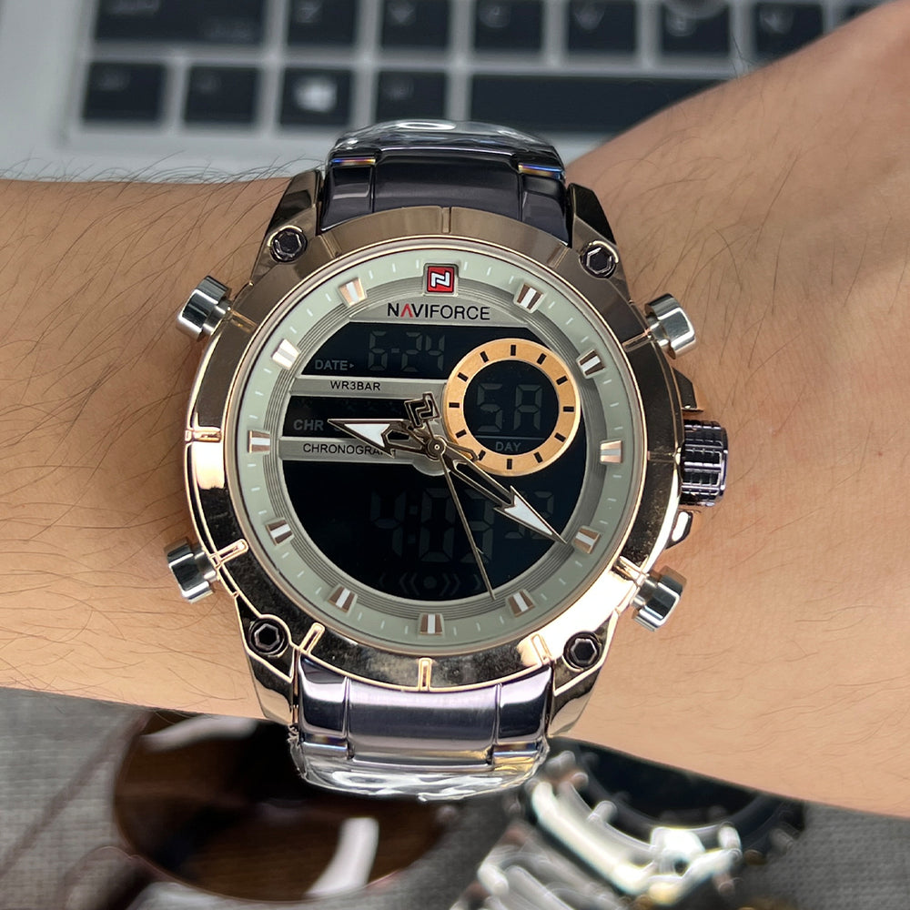 Reloj Naviforce NAV-18 Hombre Acero Cobre