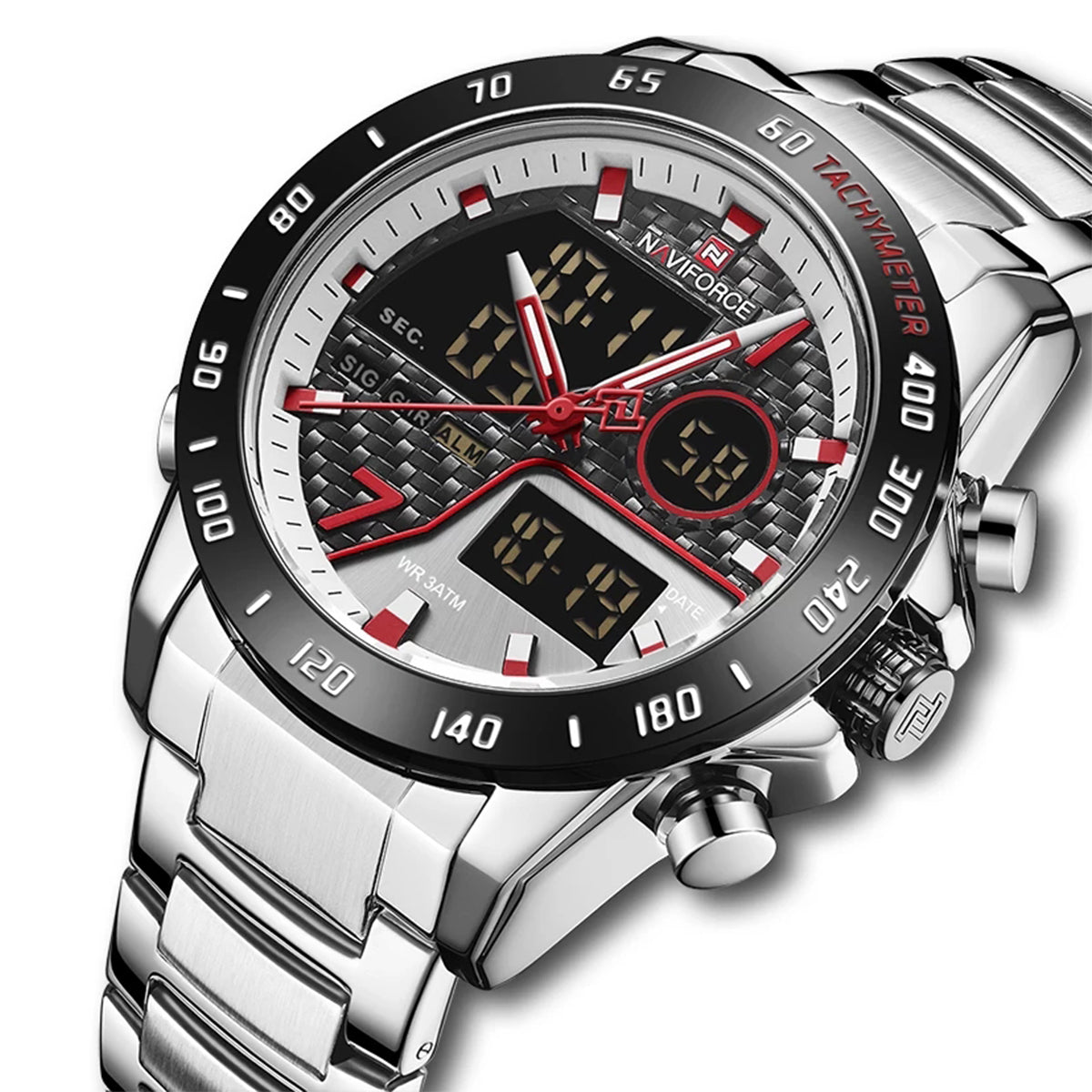 RELOJ NAVIFORCE ACERO PLATEADO NAV-21