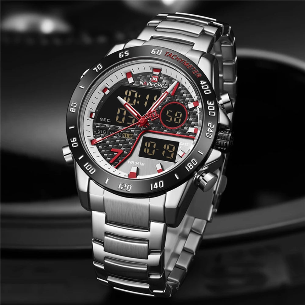 Reloj Naviforce NAV-21 Hombre Acero Plateado