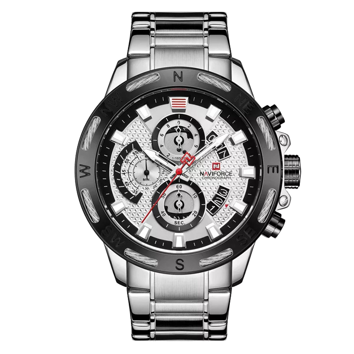 RELOJ NAVIFORCE ACERO PLATEADO NAV-24