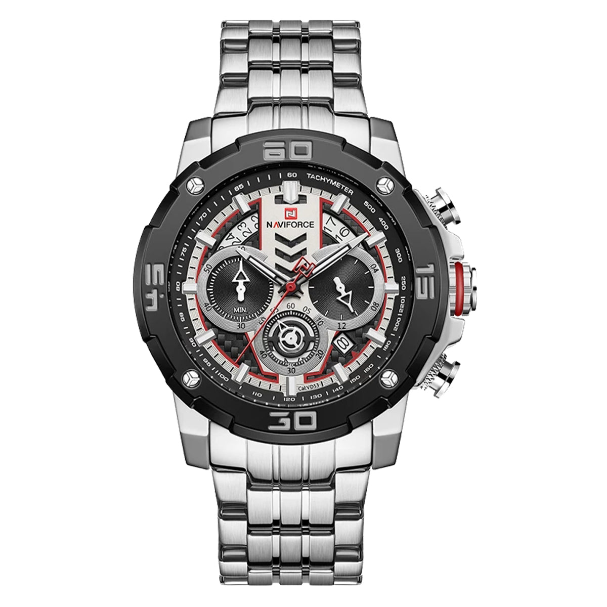 RELOJ NAVIFORCE TERMINATOR PLATEADO NAV-26