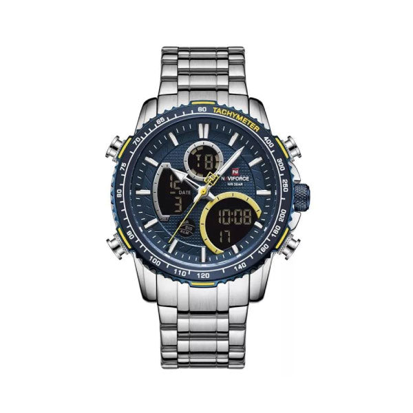 RELOJ NAVIFORCE TERMINATOR PLATA BLUE NAV-28