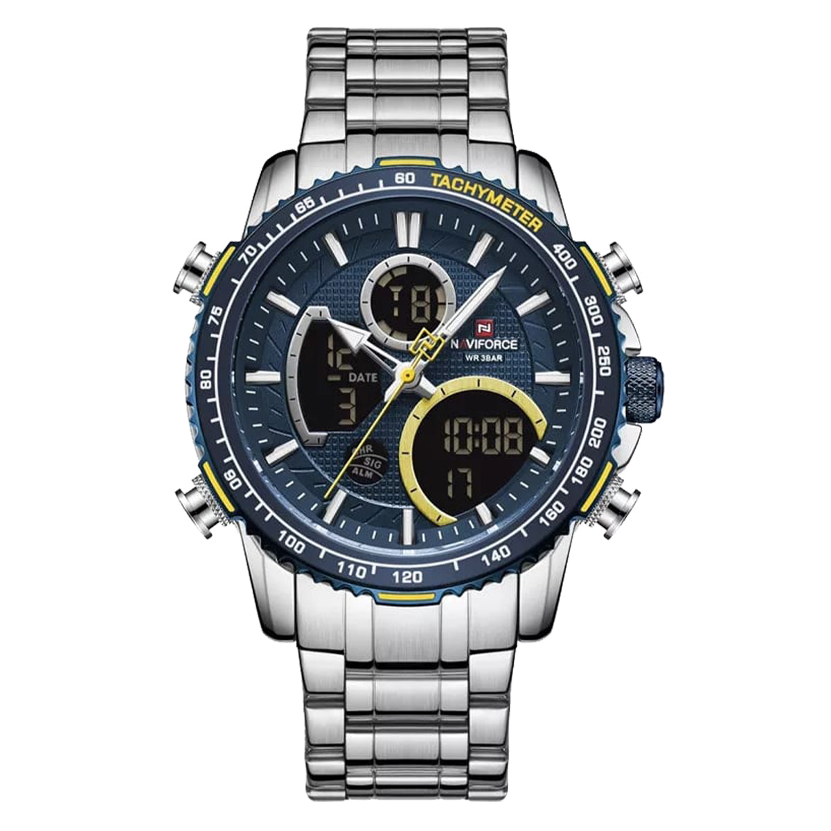 Reloj Naviforce NAV-28 Hombre Acero Plateado