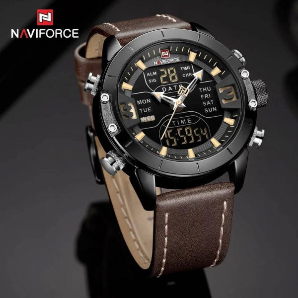 RELOJ NAVIFORCE CUERO MARRÓN NAV-32