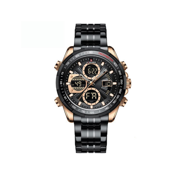 RELOJ NAVIFORCE ACERO BLACK NAV-47