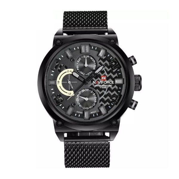 RELOJ NAVIFORCE ACERO NEGRO NAV-5