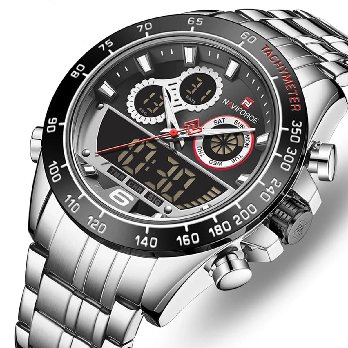 RELOJ NAVIFORCE ACERO PLATEADO NAV-51