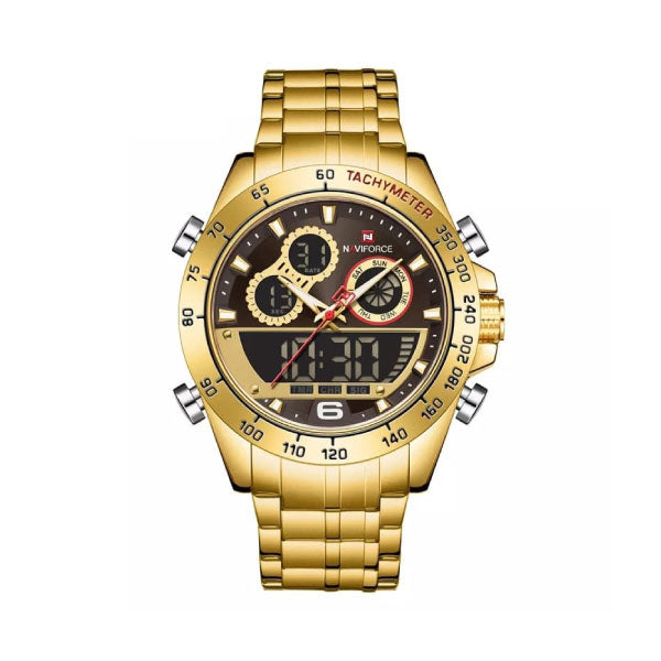 RELOJ NAVIFORCE ACERO GOLD NAV-53