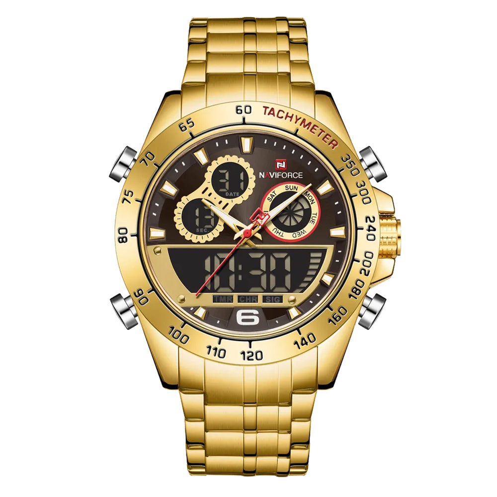 Reloj Naviforce NAV-53 Hombre Acero Dorado