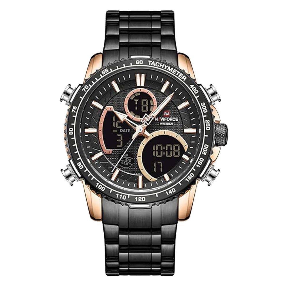 Reloj Naviforce NAV-55 Hombre Acero Negro