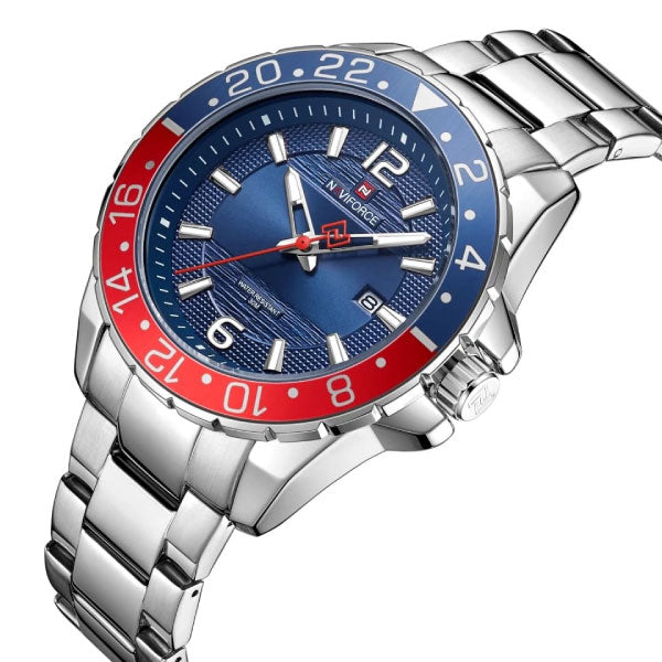 RELOJ NAVIFORCE ACERO PLATA NAV-63