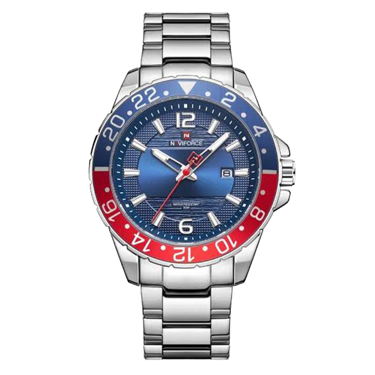 RELOJ NAVIFORCE ACERO PLATA NAV-63