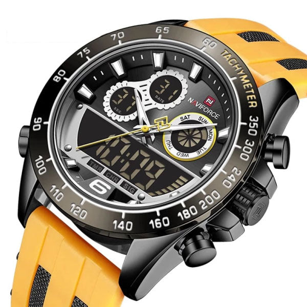 RELOJ NAVIFORCE SILICON AMARILLO NAV-66