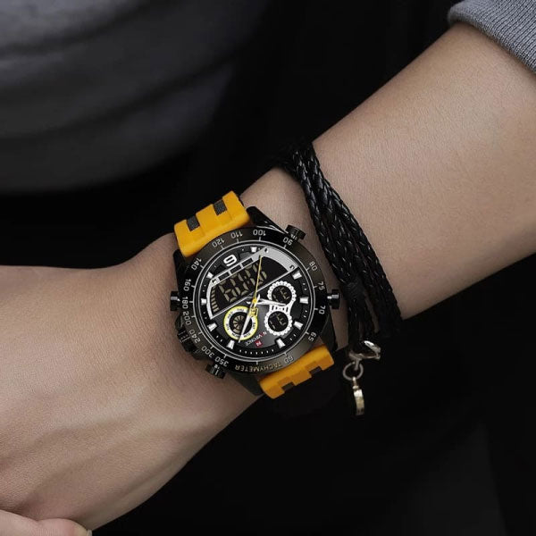 RELOJ NAVIFORCE SILICON AMARILLO NAV-66