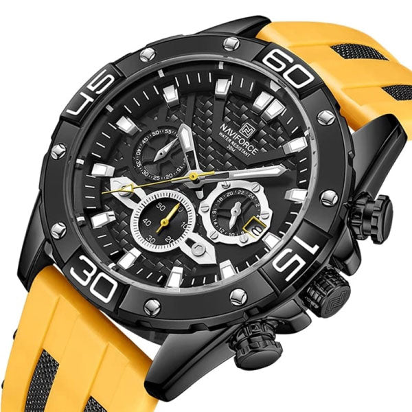 RELOJ NAVIFORCE SILICON AMARILLO NAV-69