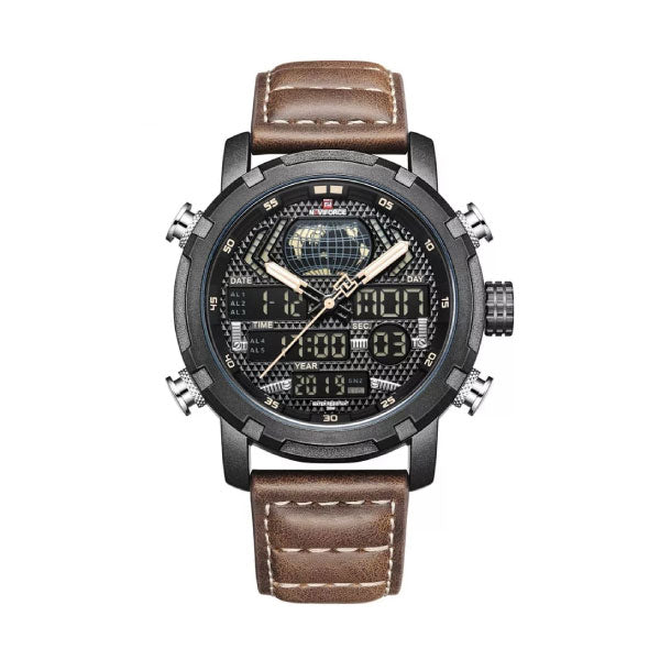 RELOJ NAVIFORCE CUERO MARRÓN NAV-77