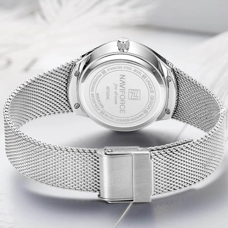 Reloj Naviforce NAV-M-2 Mujer Acero Plateado