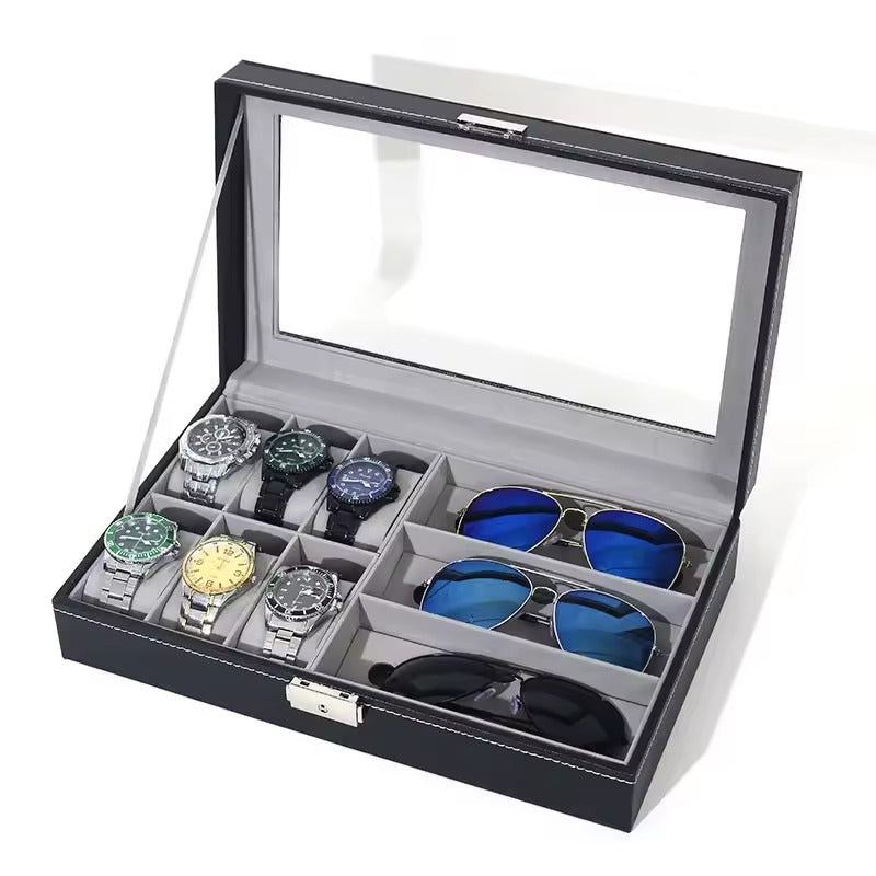 Organizador de Relojes y Lentes ORG-3 - Diseño de Lujo