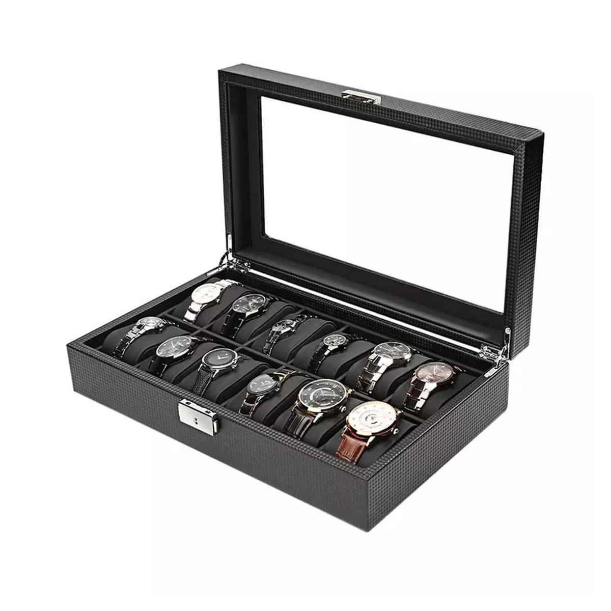 Organizador de Relojes ORG-6 para 12 Unidades - Fibra de Carbono