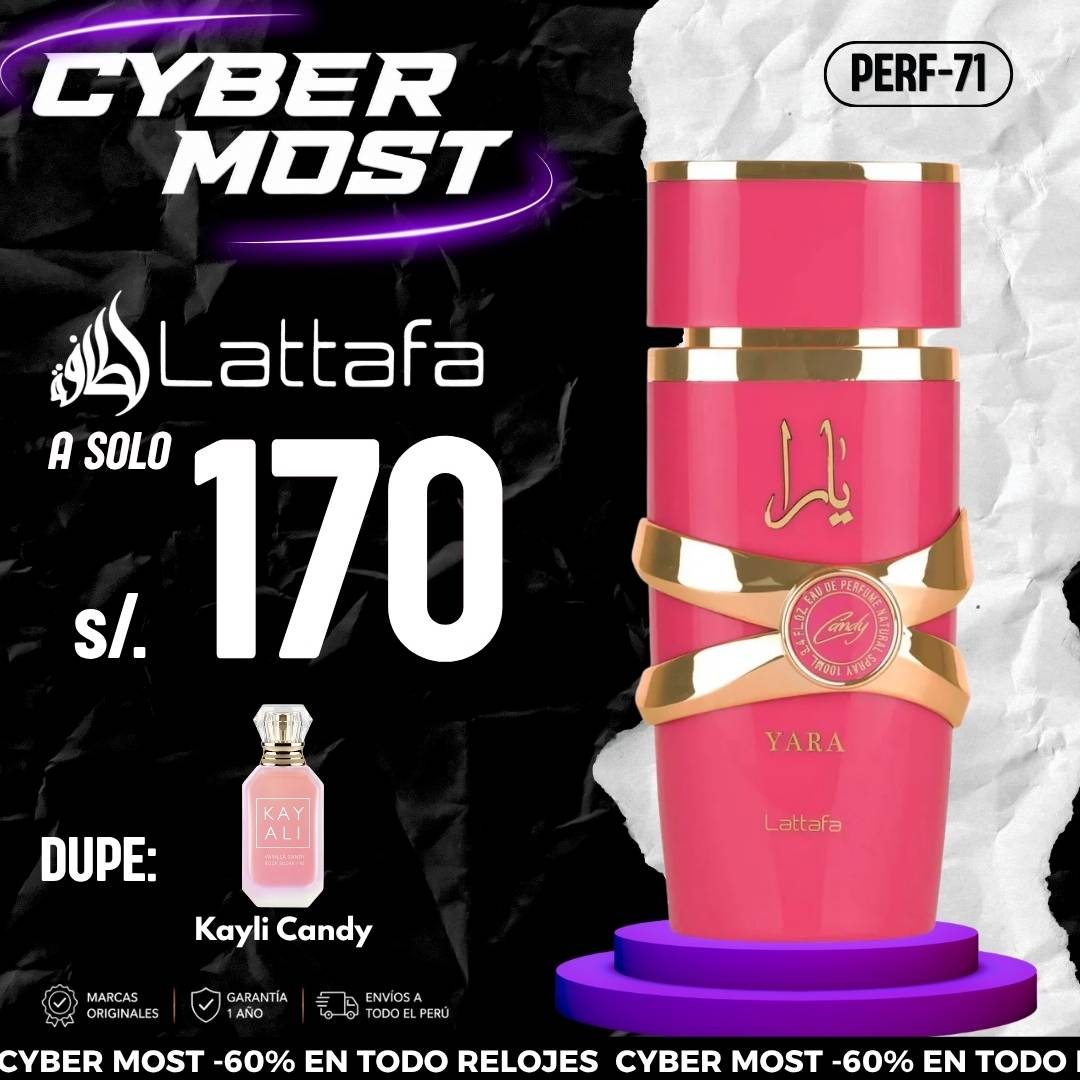 Perfume Yara Candy PERF-71 By Lattafa 100ml